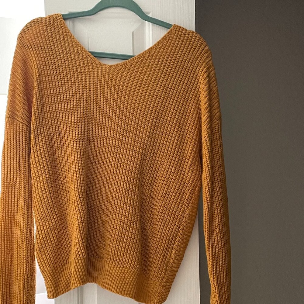 Yellow sweater